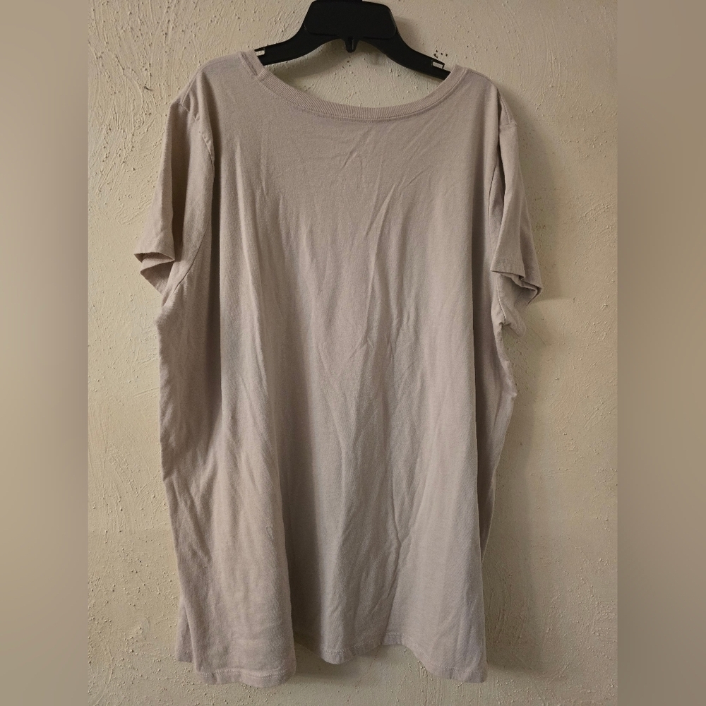 Heart of Glass Beige Short Sleeve Tee - Picture 3 of 3